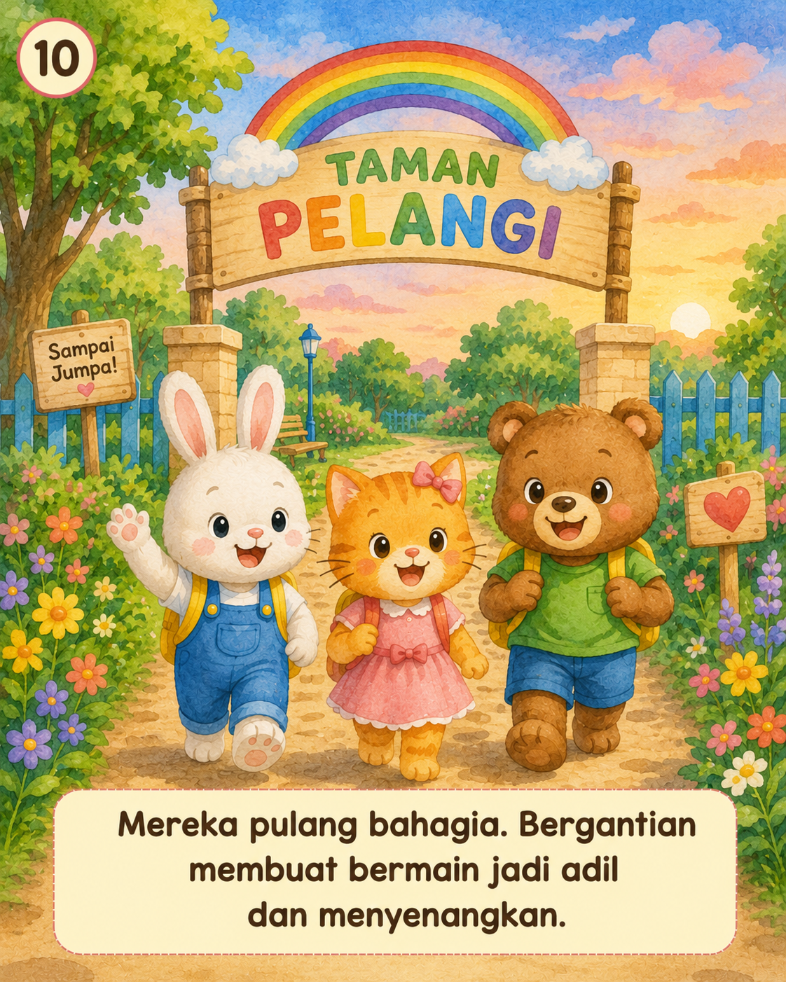 Halaman 10 Taman Pelangi