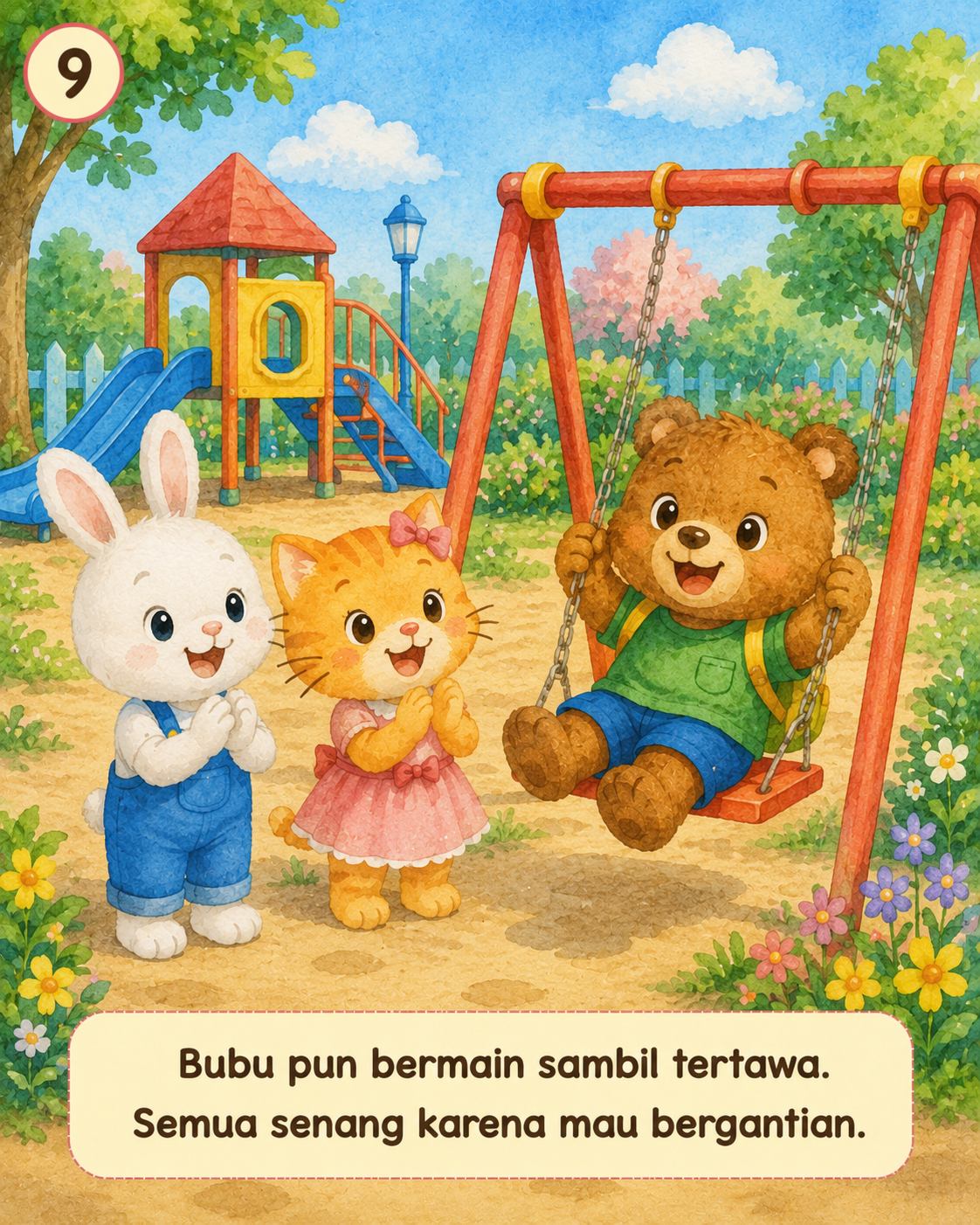 Halaman 9 Taman Pelangi