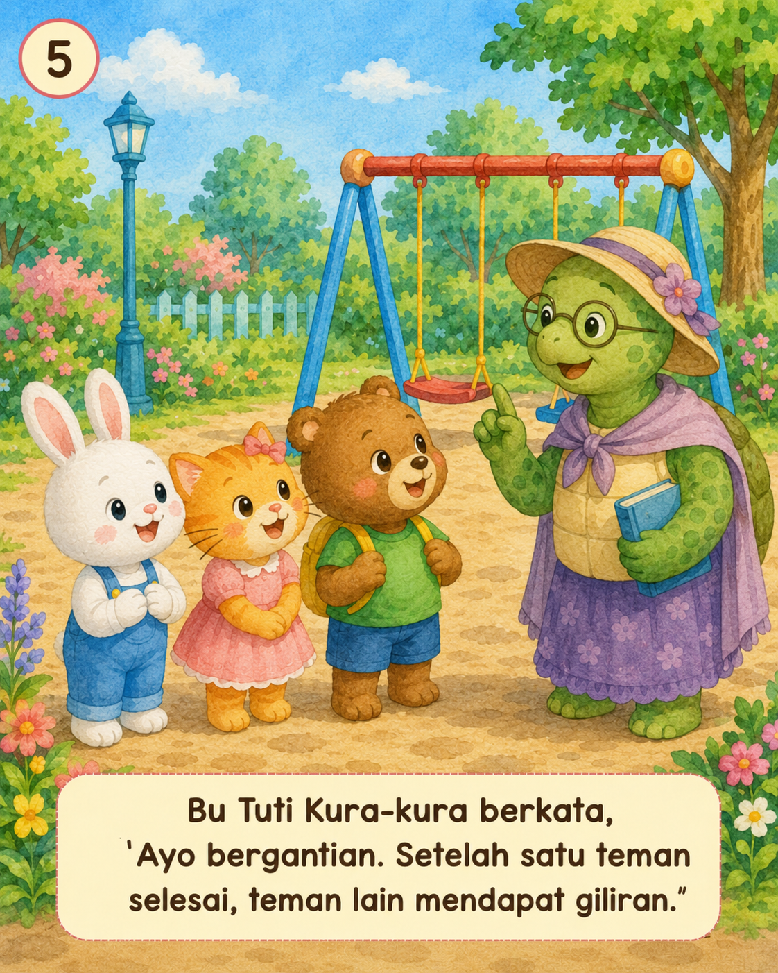 Halaman 5 Taman Pelangi