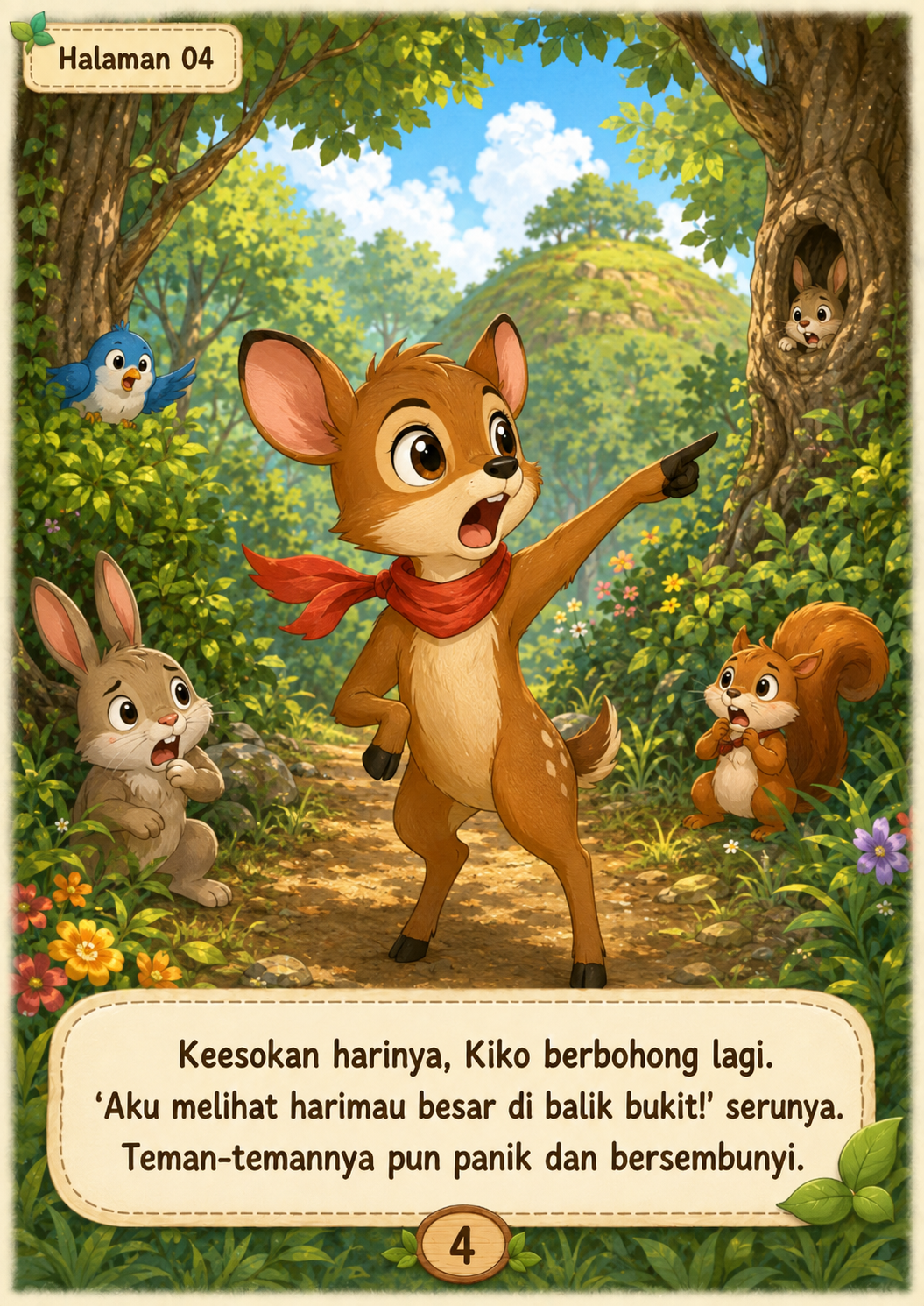 Halaman 4 Sikancil yang suka Berbohong