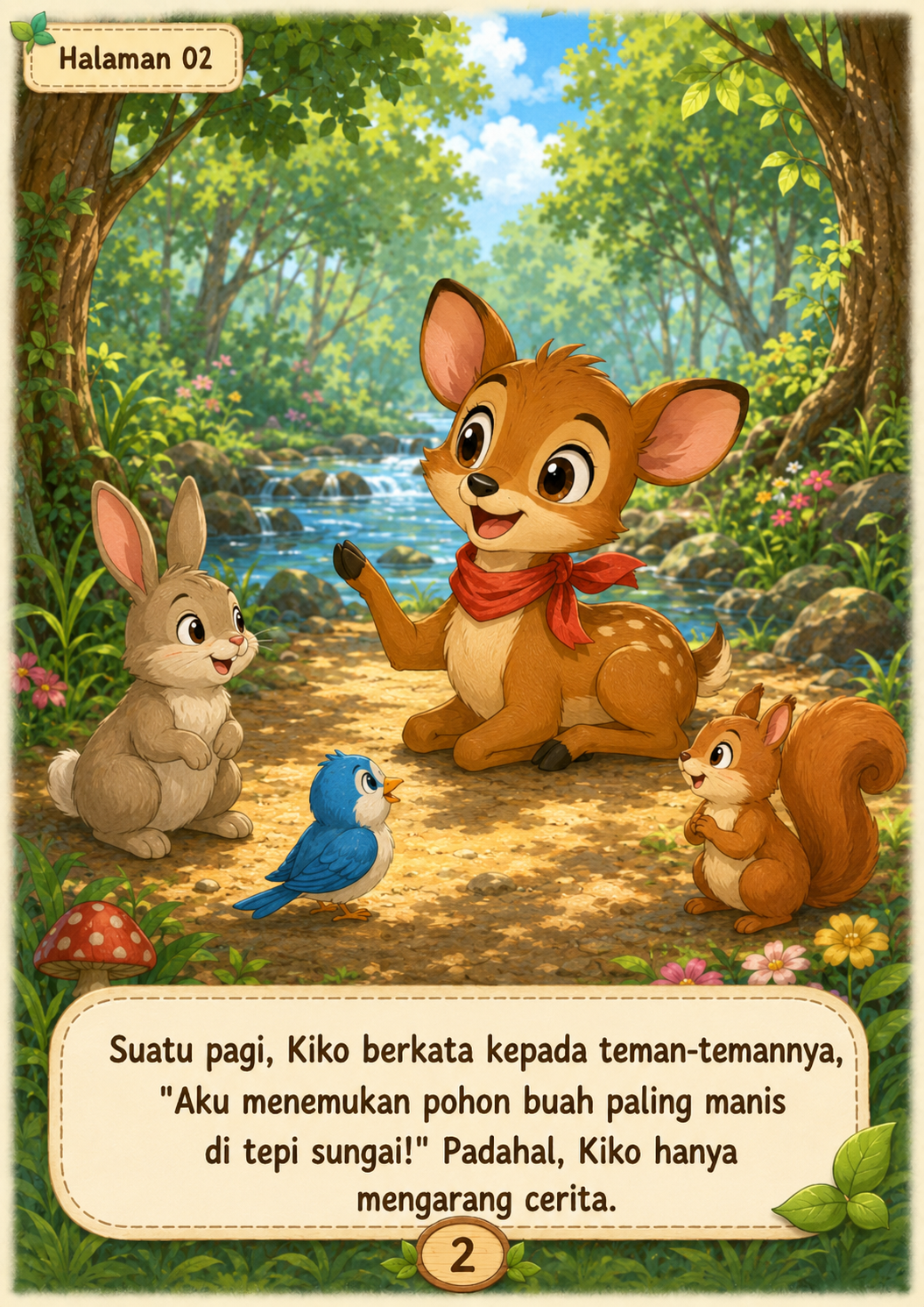 Halaman 2 Sikancil yang suka Berbohong