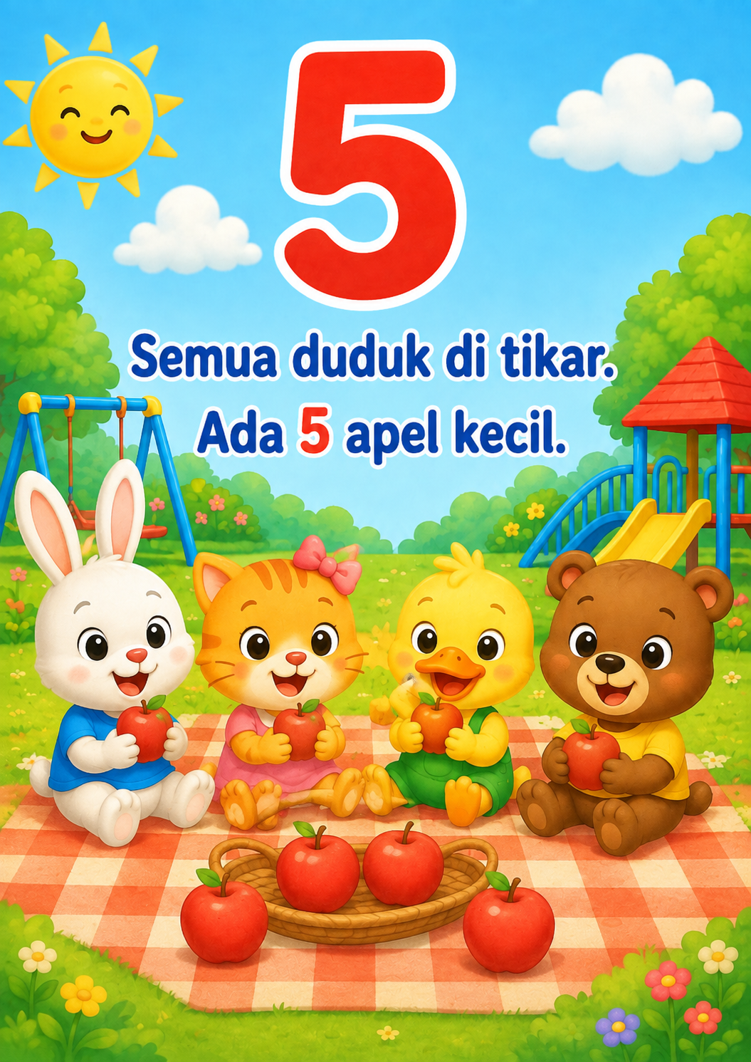 Halaman 5 Teman Teman Bermain Bersama