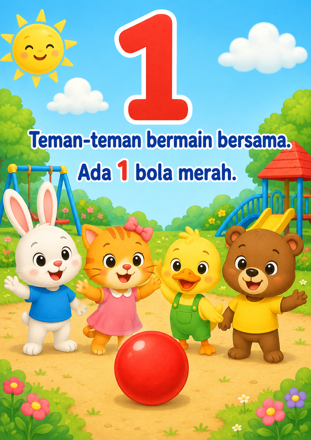 Cover Teman Teman Bermain Bersama