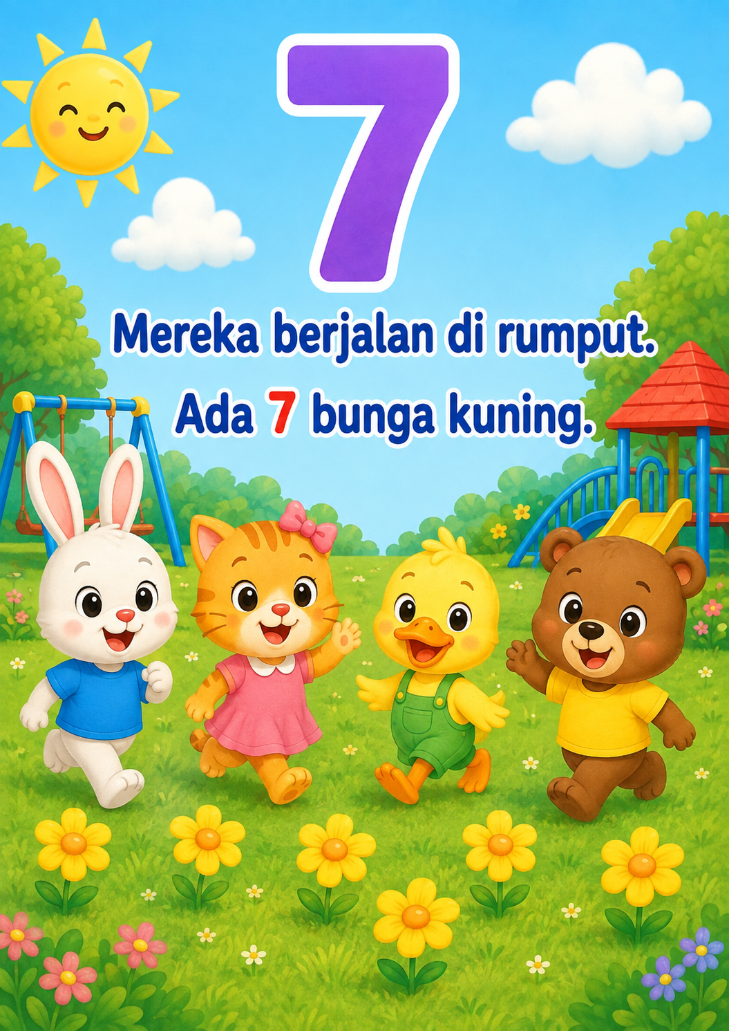 Halaman 7 Teman Teman Bermain Bersama