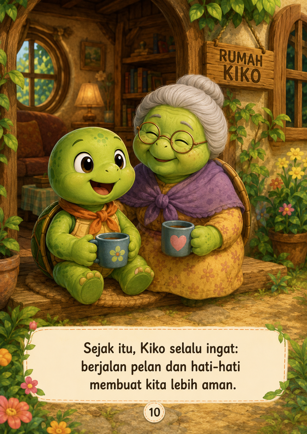 Halaman 9 Kura Kura yang Waspada