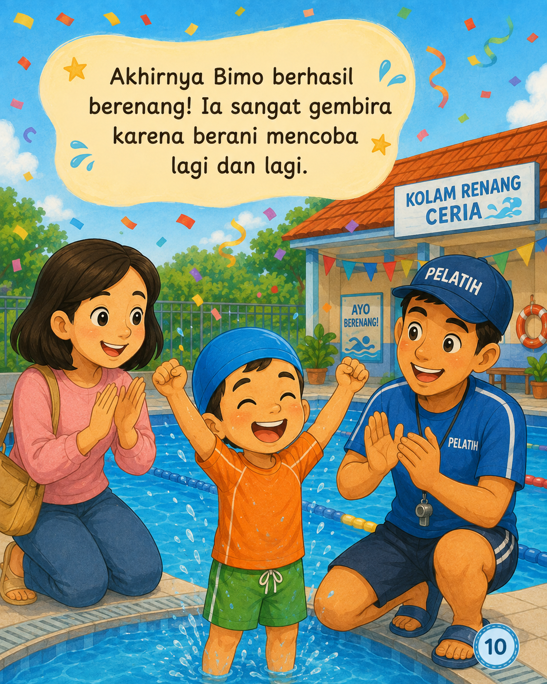 Halaman 10 Belajar Berenang
