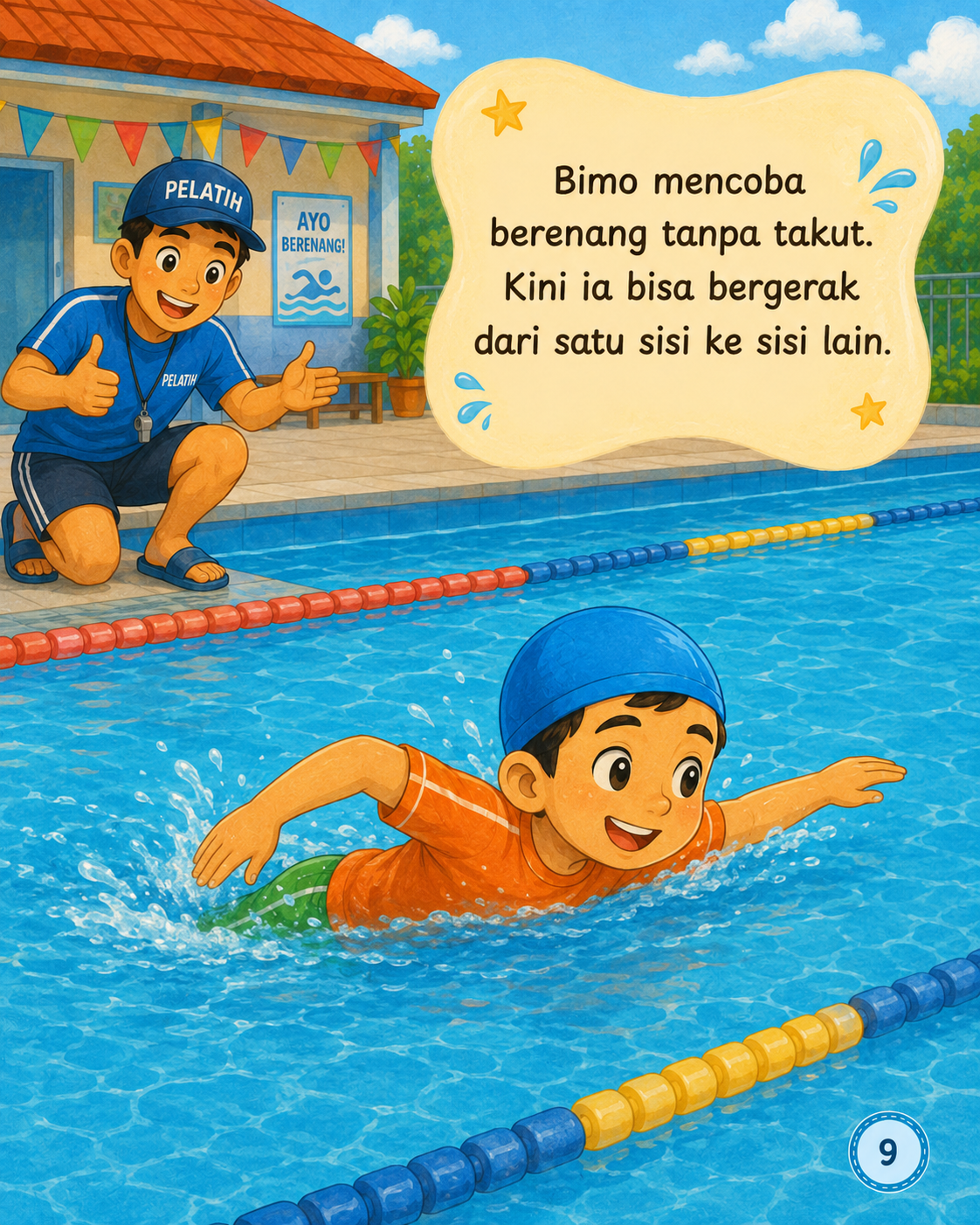 Halaman 9 Belajar Berenang