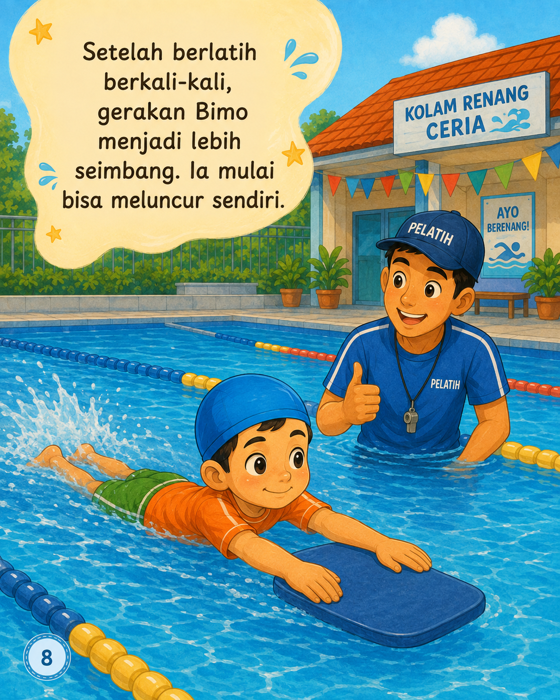 Halaman 8 Belajar Berenang