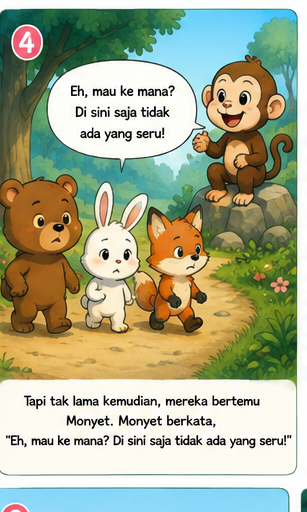 Halaman 4 Selalu Mendengarkan perkataan orang lain