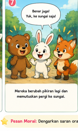 Halaman 7 Selalu Mendengarkan perkataan orang lain