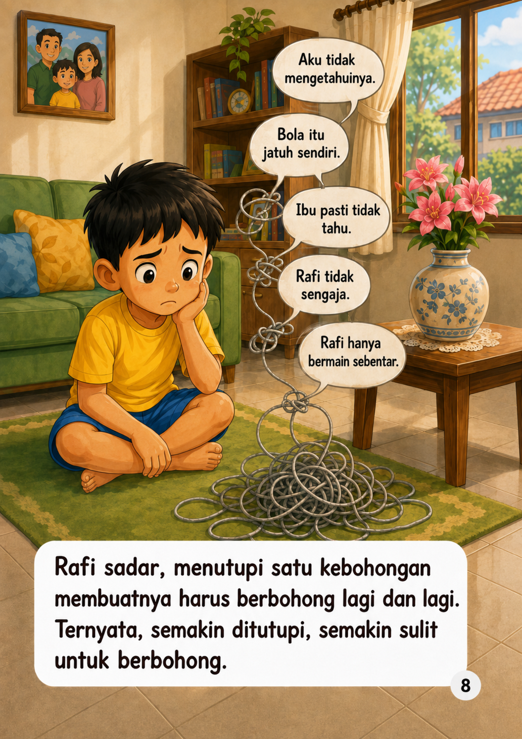 Halaman 8 Berbohong itu tidak baik