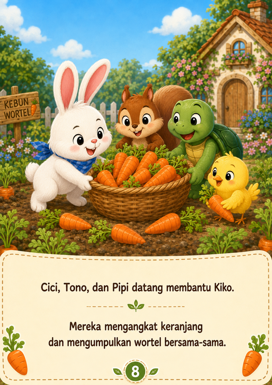 Halaman 8 Kelinci Tak Mau Berbagi