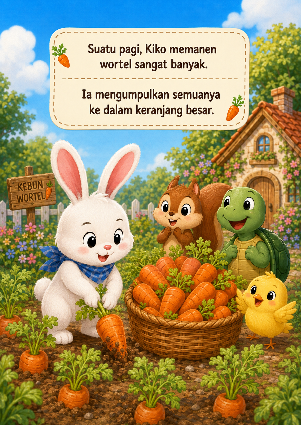 Halaman 2 Kelinci Tak Mau Berbagi