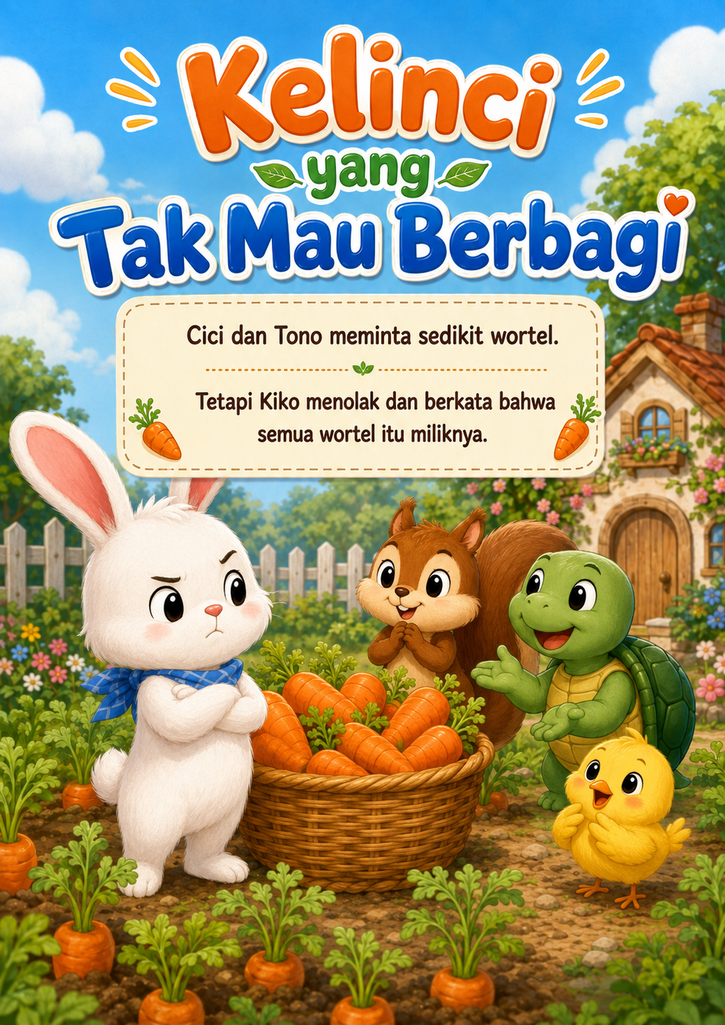 Halaman 3 Kelinci Tak Mau Berbagi