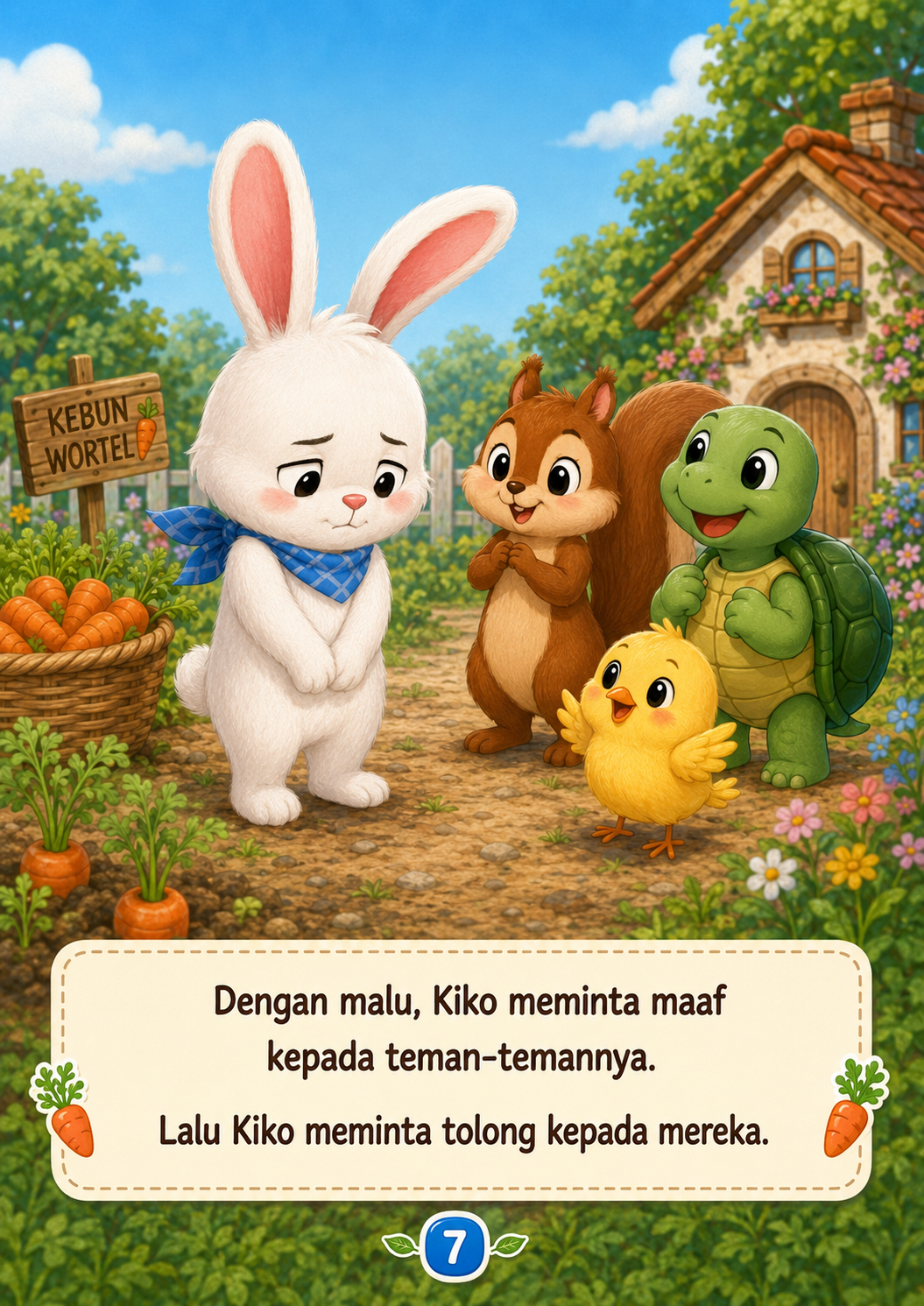 Halaman 7 Kelinci Tak Mau Berbagi