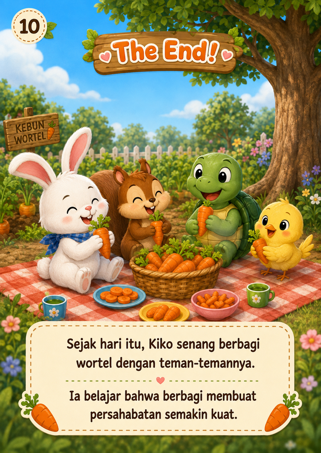 Halaman 10 Kelinci Tak Mau Berbagi
