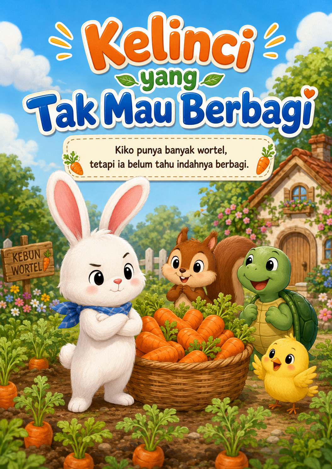 Cover Kelinci Tak Mau Berbagi