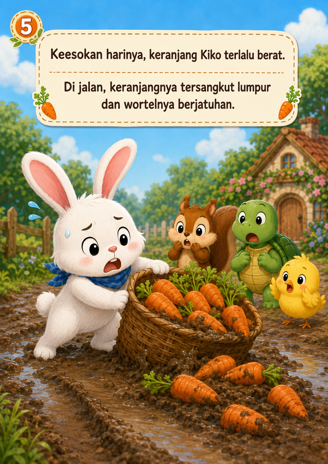 Halaman 5 Kelinci Tak Mau Berbagi