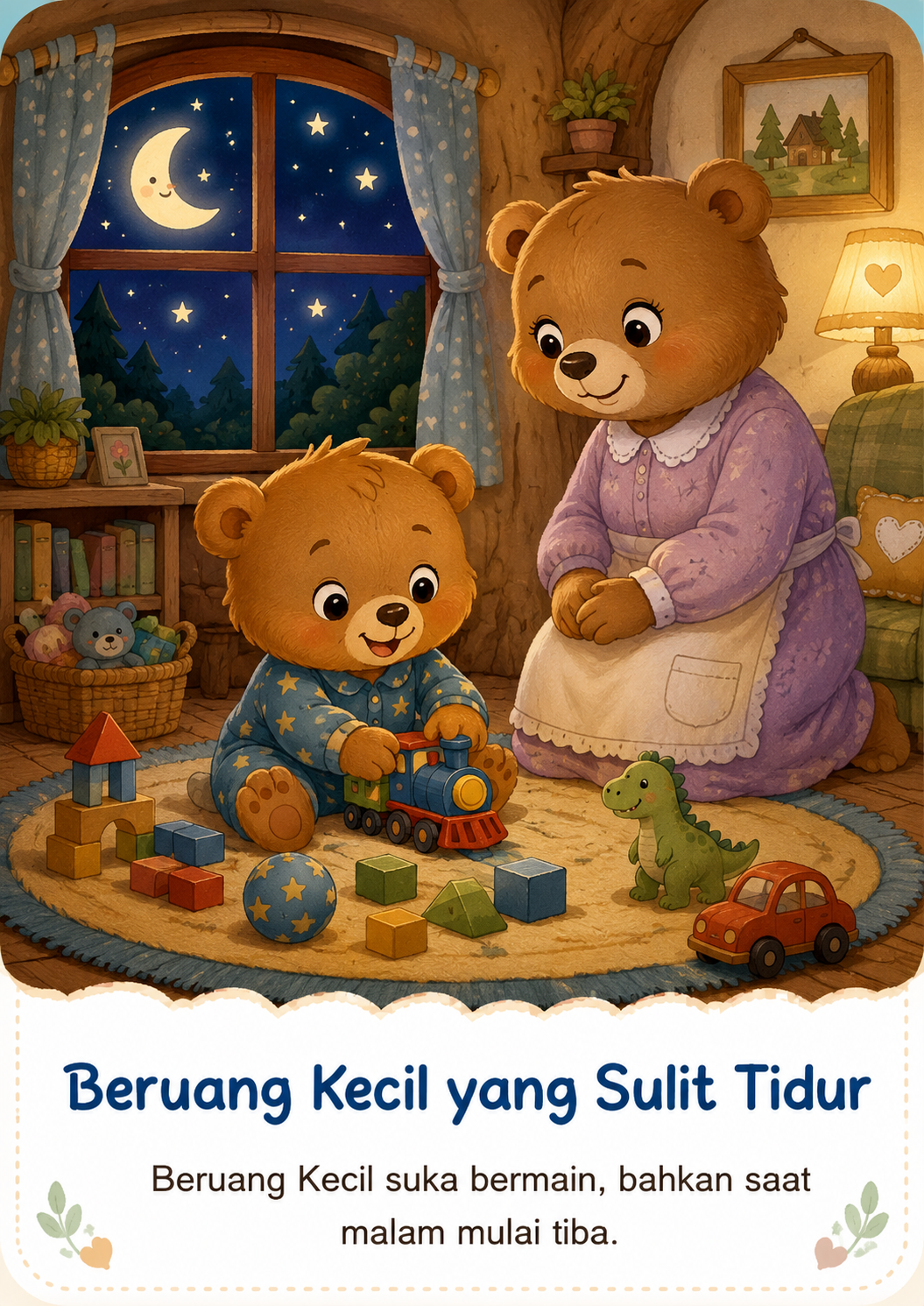 Cover Beruang Kecil yang Sulit Tidur