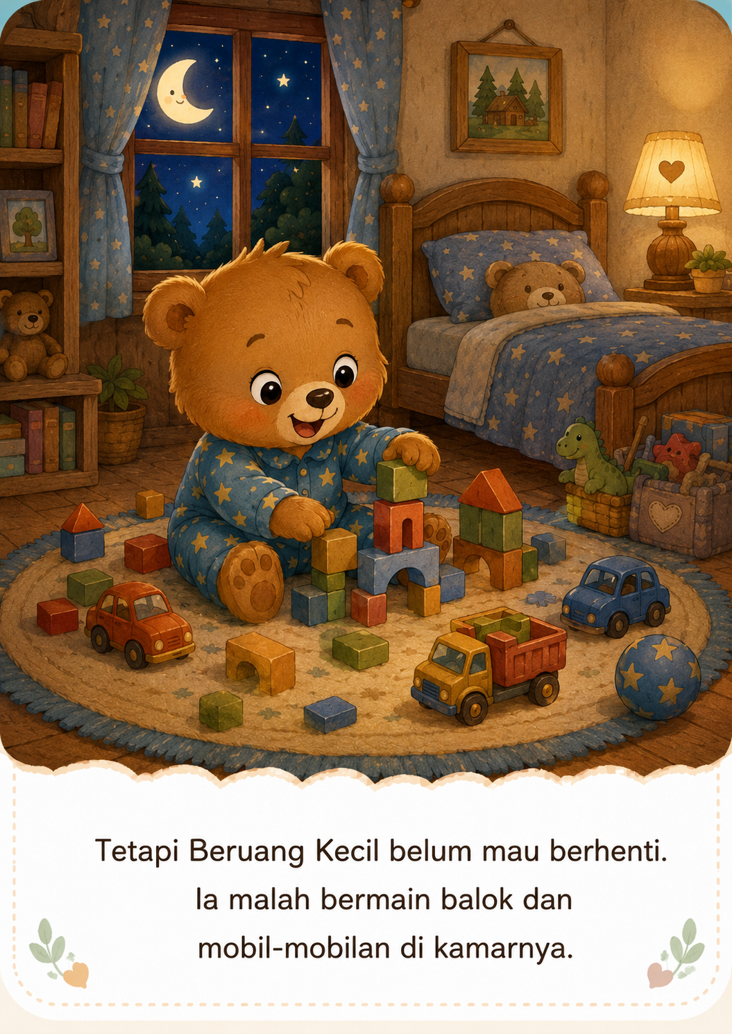 Halaman 4 Beruang Kecil yang Sulit Tidur