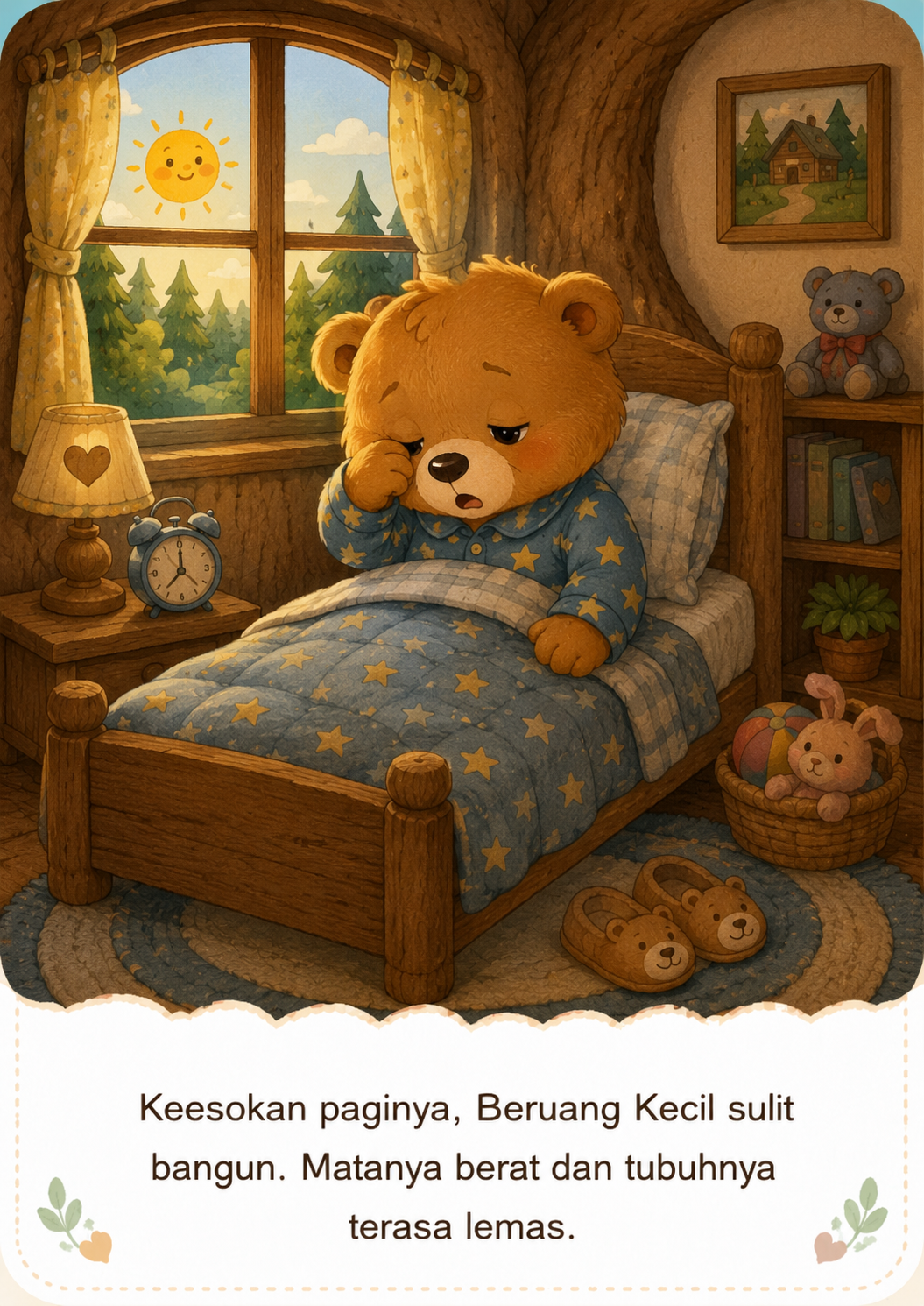 Halaman 7 Beruang Kecil yang Sulit Tidur