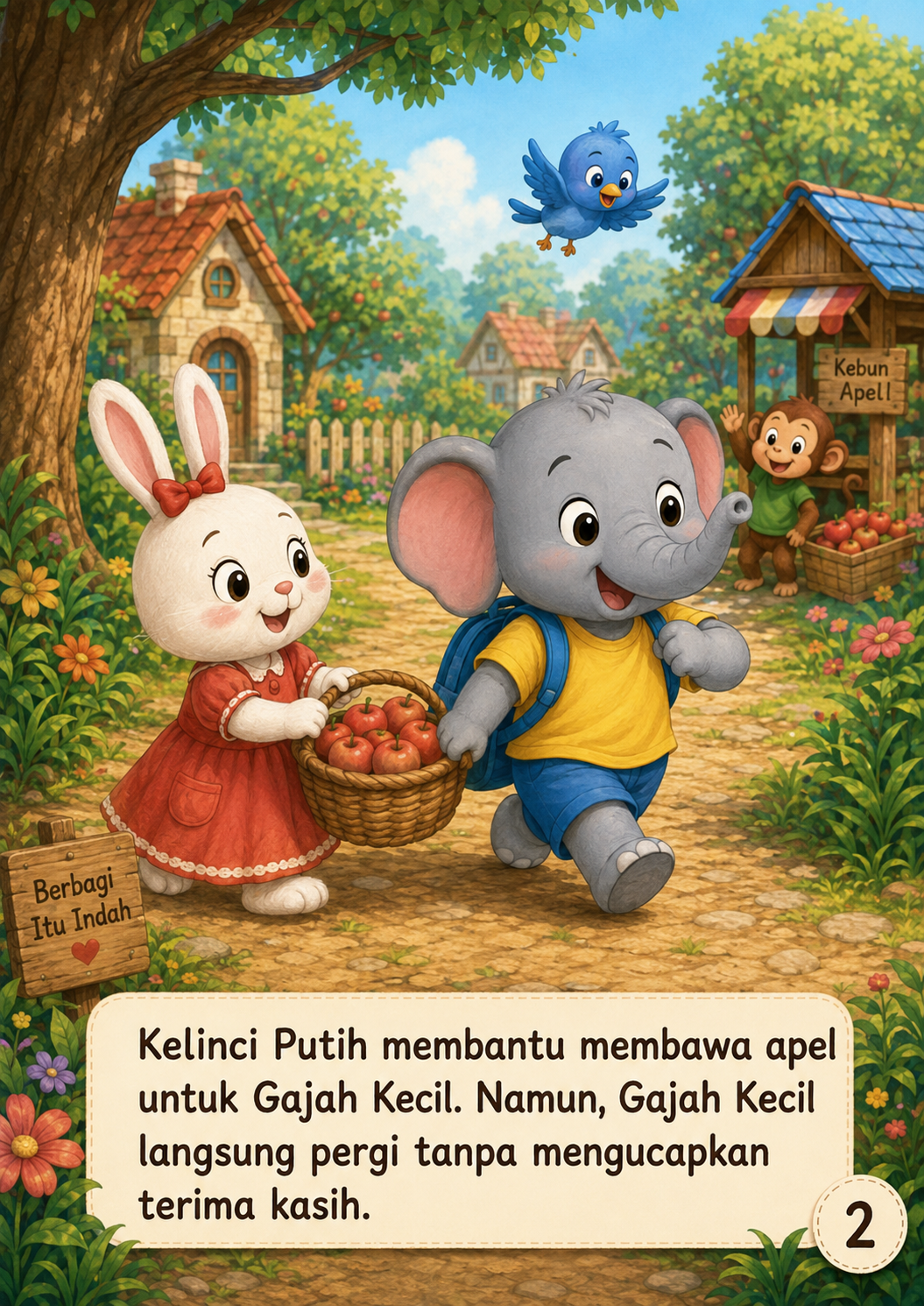 Halaman 2 Gajah Kecil Lupa Mengucapkan Terima Kasih