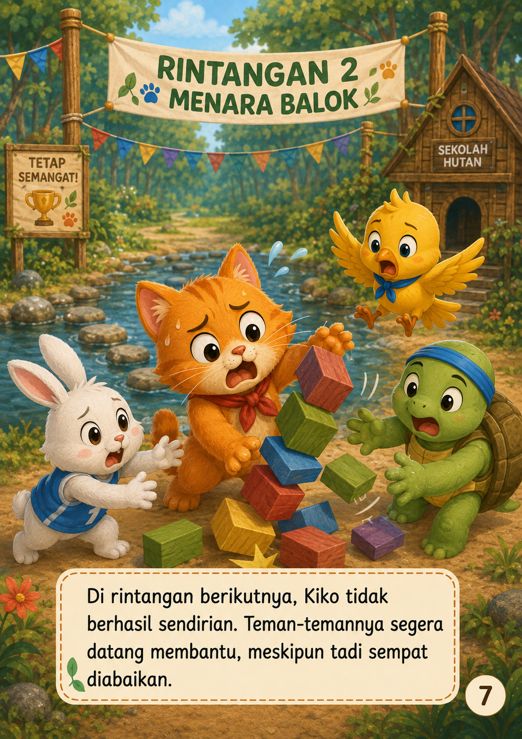 Halaman 7 Kucing yang Ingin Menang Sendiri