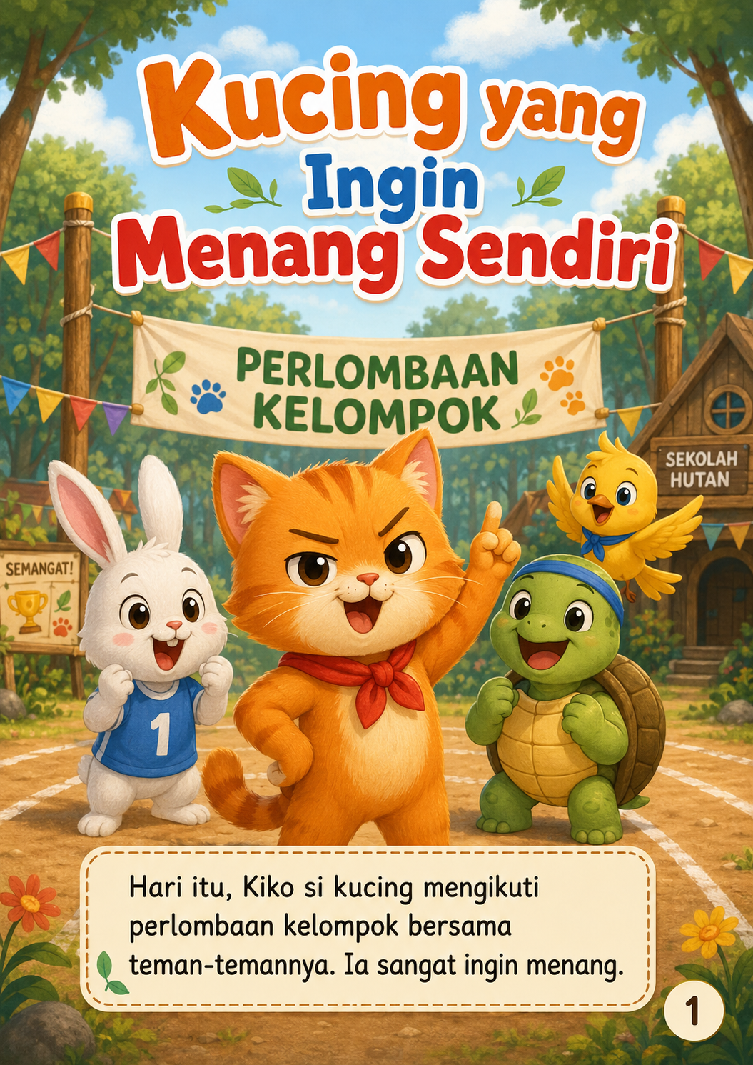 Cover Kucing yang Ingin Menang Sendiri