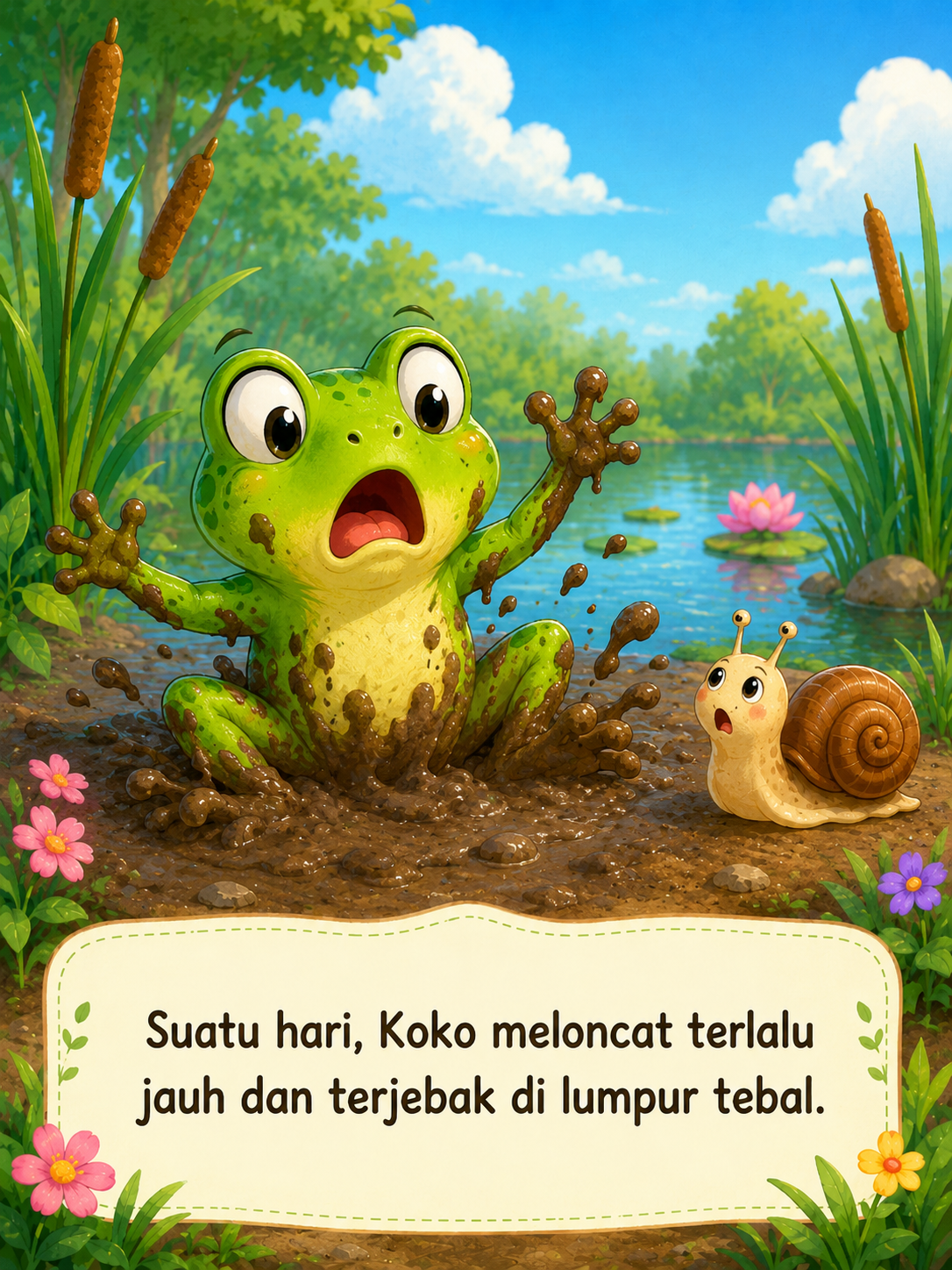 Halaman 5 Katak yang Menertawakan Temannya