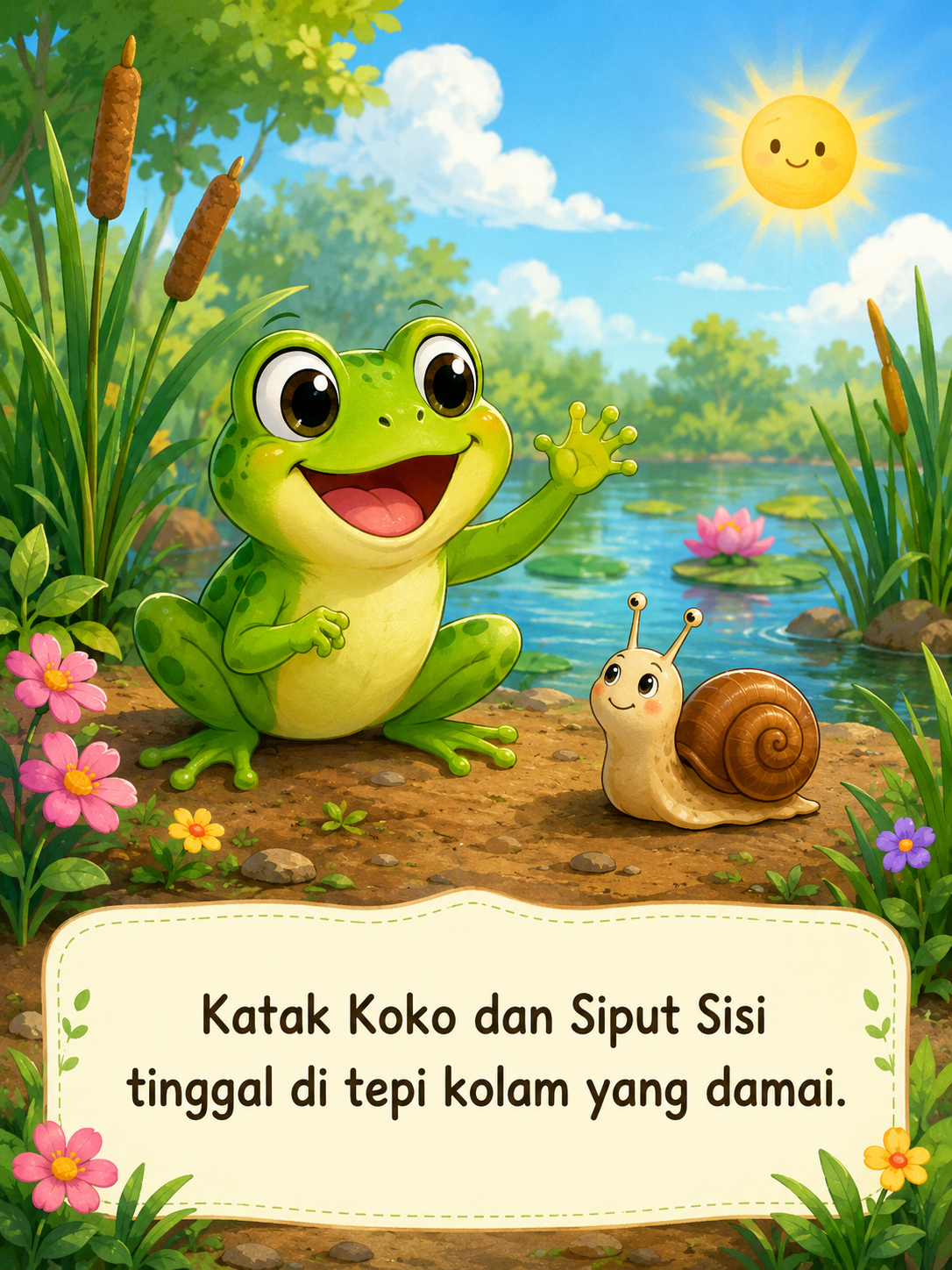Cover Katak yang Menertawakan Temannya