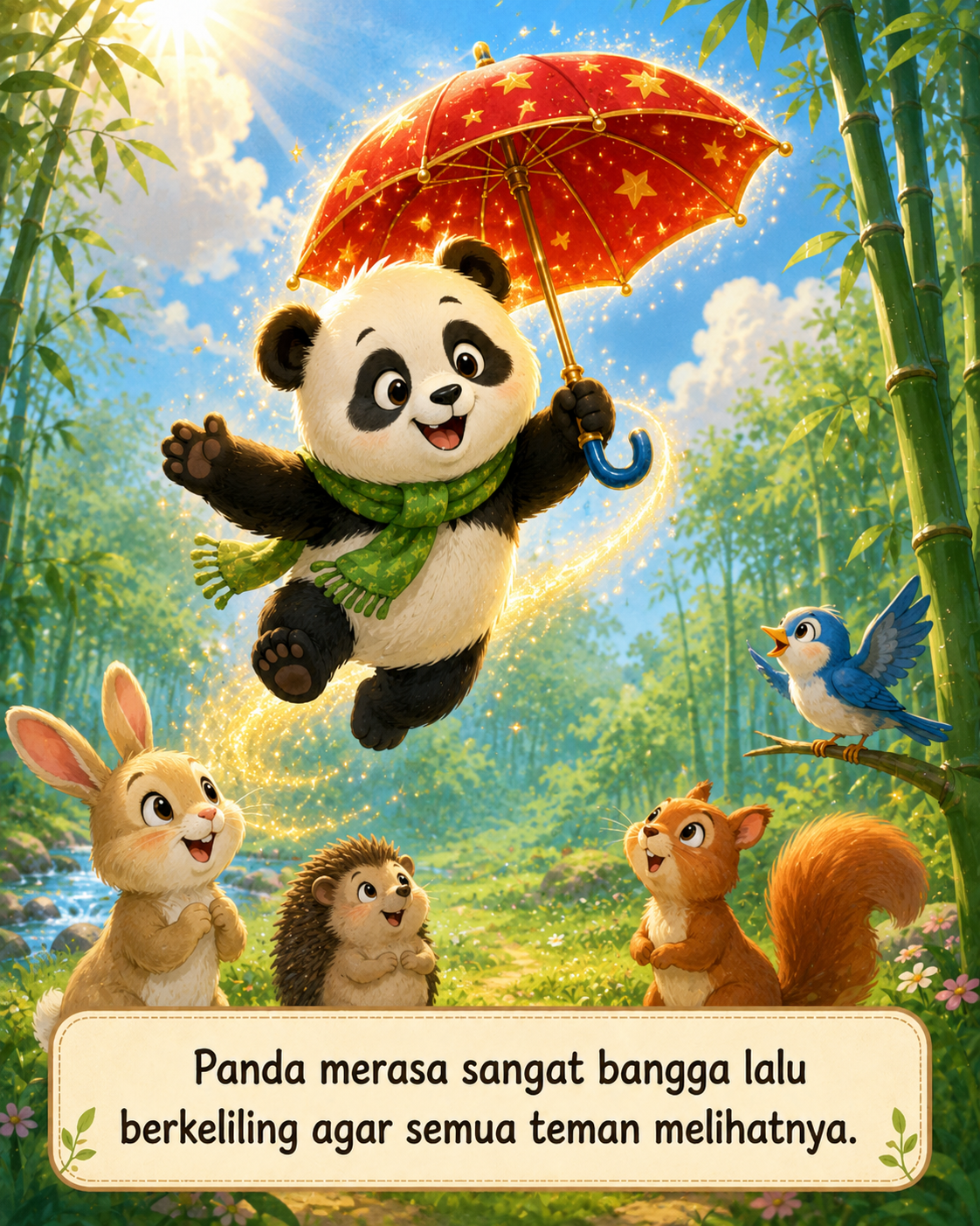 Halaman 4 Panda dan Payung Ajaib