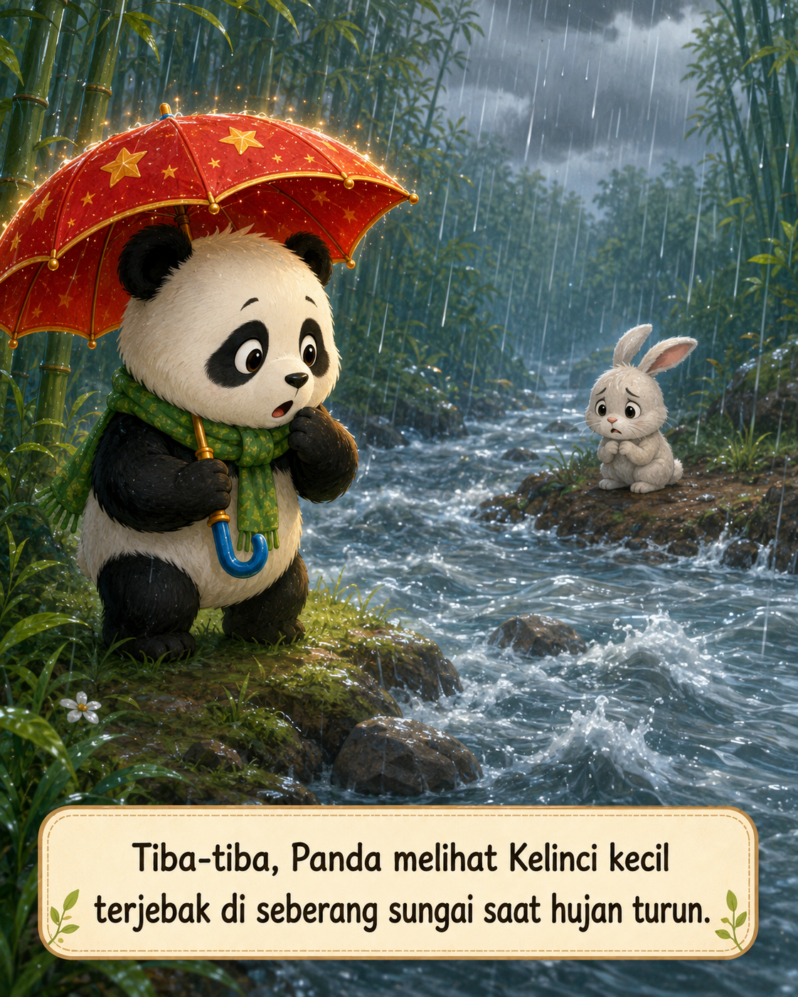 Halaman 6 Panda dan Payung Ajaib