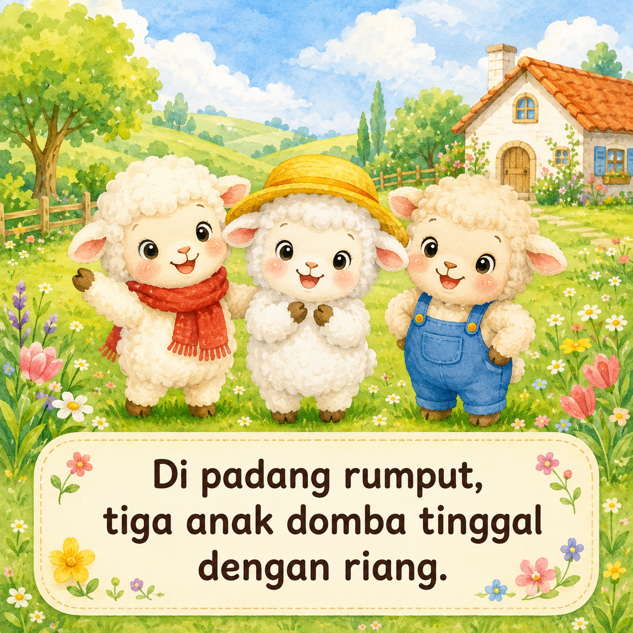 Cover 3 Anak Domba dan Serigala