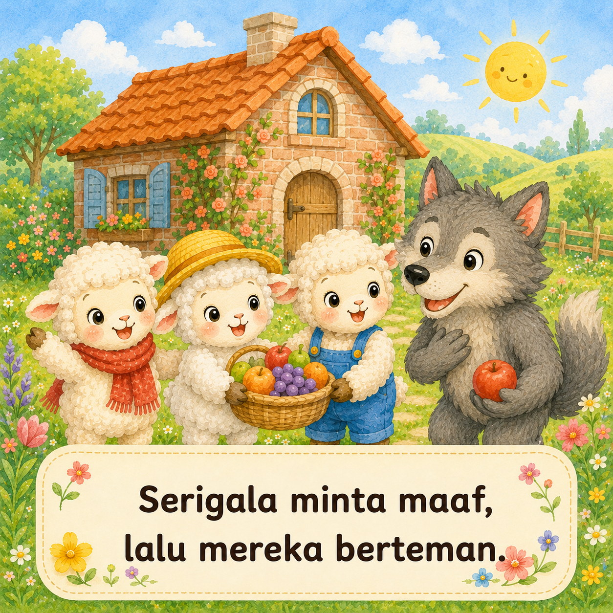 Halaman 10 3 Anak Domba dan Serigala